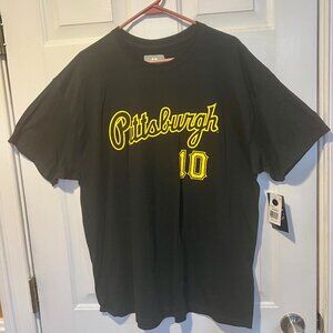 Bryan Reynolds #10 Pittsburgh Pirates Jersey - Majestic Mens XL - NWT